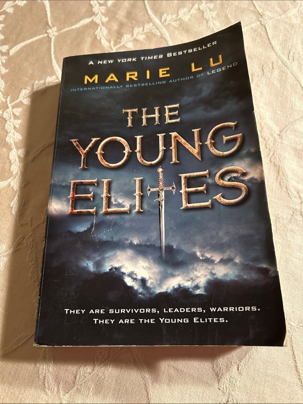 The Young Elites by Marie Lu Paperback book damaged